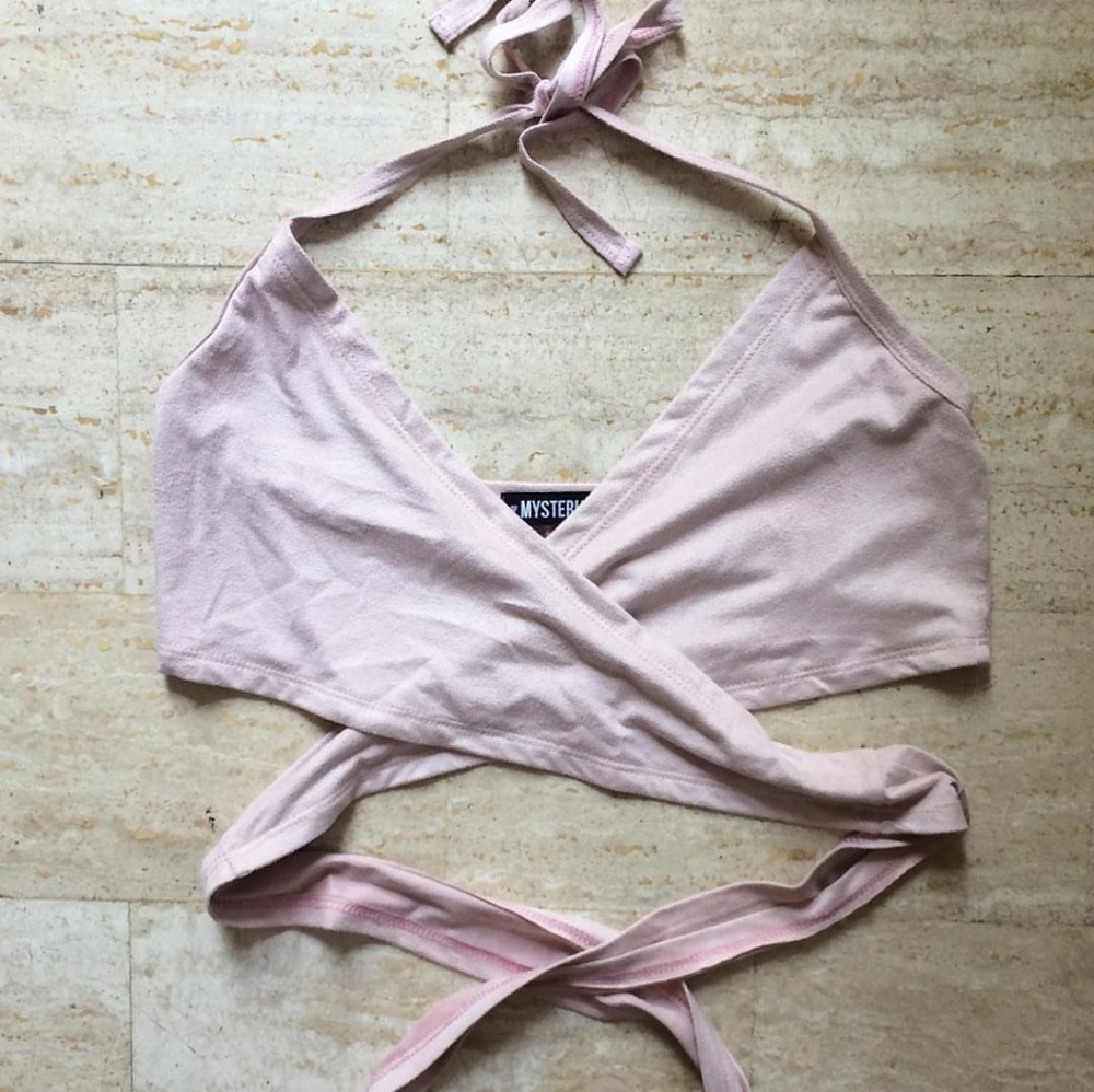 mysterialand Venus Top - Pink Suede
